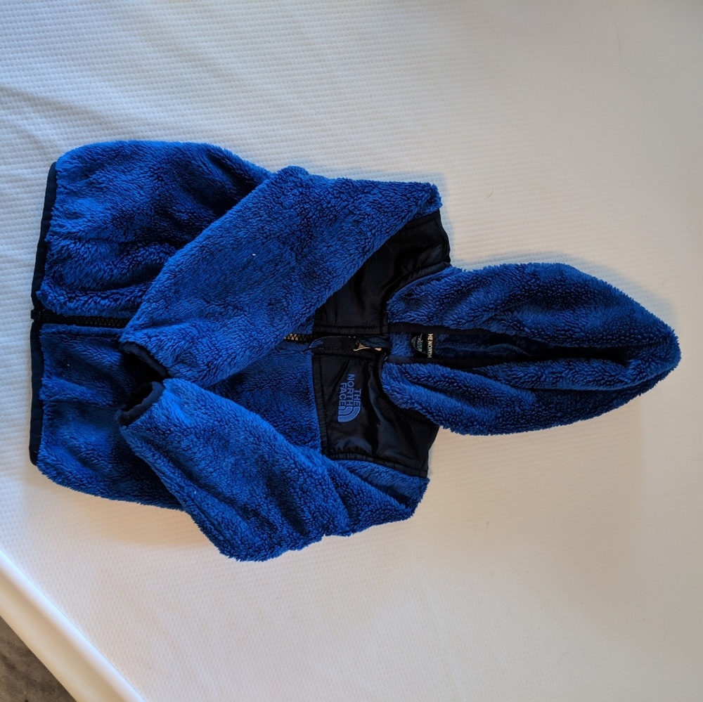 The North Face Kids Blue and Black Jacket - Picture 3 of 4